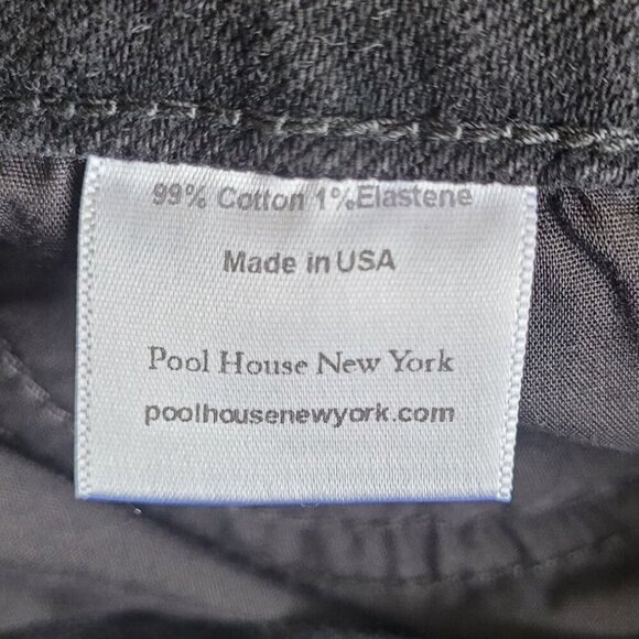 Pool House NY Black Straight Leg Jeans, Medium, EUC - Picture 13 of 14